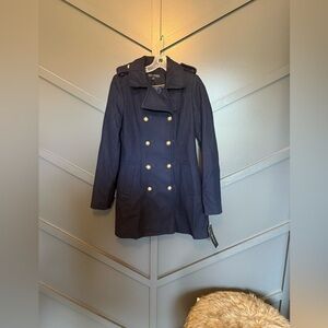 Via Spiga navy pea coat